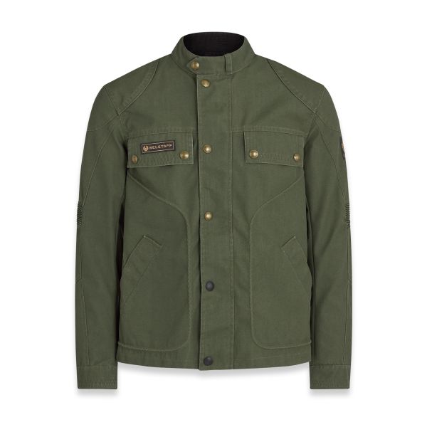 Motorradjacke Belstaff Johnsons Military Green Motorradjacke Belstaff Johnsons Military Green