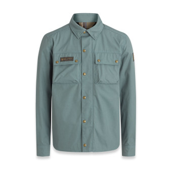 Motorradjacke Belstaff Mansion Dark Steel Green Motorradjacke Belstaff Mansion Dark Steel Green