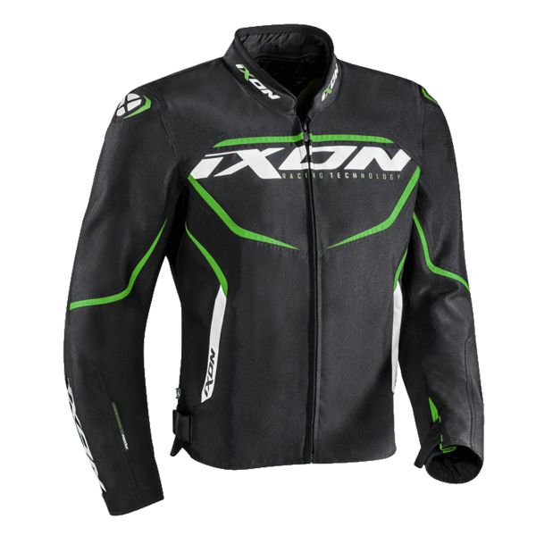 Motorradjacke Ixon Sprinter Black Green Motorradjacke Ixon Sprinter Black Green