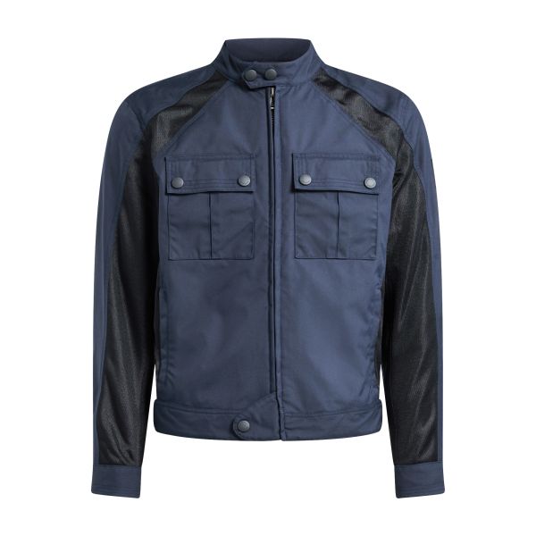 Motorradjacke Belstaff Temple Nylon Dark Navy Motorradjacke Belstaff Temple Nylon Dark Navy