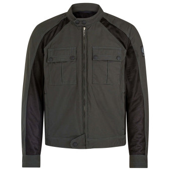 Motorradjacke Belstaff Temple Tec Nylon Military Green Motorradjacke Belstaff Temple Tec Nylon Military Green