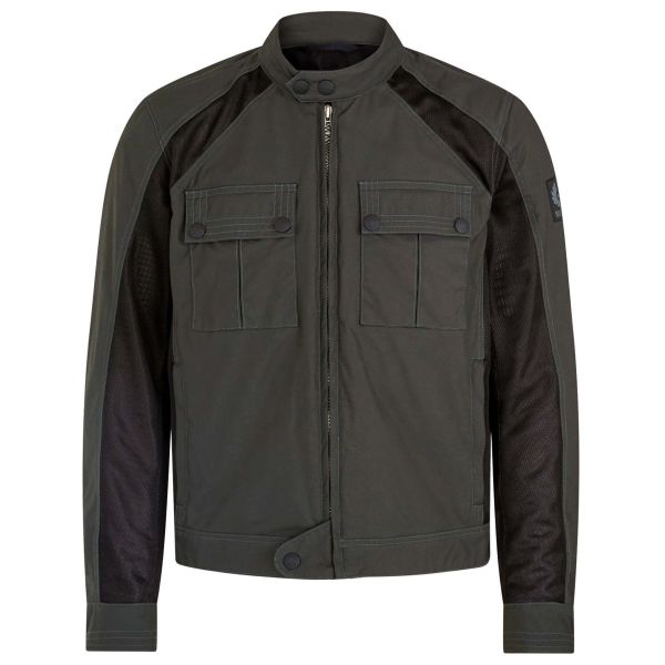 Motorradjacke Belstaff Temple Tec Nylon Military Green Motorradjacke Belstaff Temple Tec Nylon Military Green