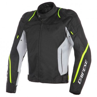 Motorradjacke Dainese Air Master Tex Black Gray Fluo Yellow