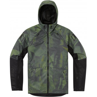 Motorradjacke ICON Airform Battlescar Green