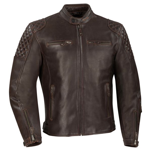 Motorradjacke Bering Appolo Brown