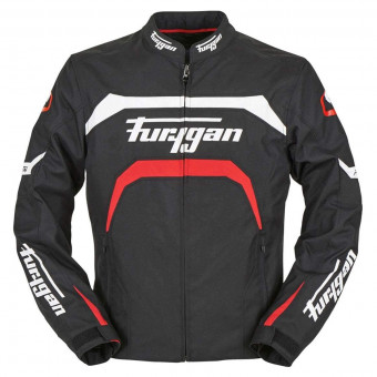Motorradjacke Furygan Arrow Black White Red