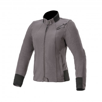 Motorradjacke Alpinestars Banshee Woman Fleece Melange Gray