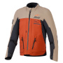 Motorradjacke Alpinestars AMT-8 Stretch Drystar XF Walnut Rust Black