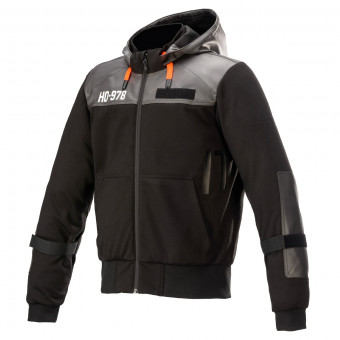 Motorradjacke Alpinestars AS-DSL Shotaro Hoodie Black