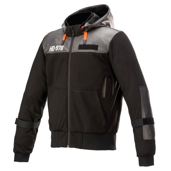 Motorradjacke Alpinestars AS-DSL Shotaro Hoodie Black Motorradjacke Alpinestars AS-DSL Shotaro Hoodie Black