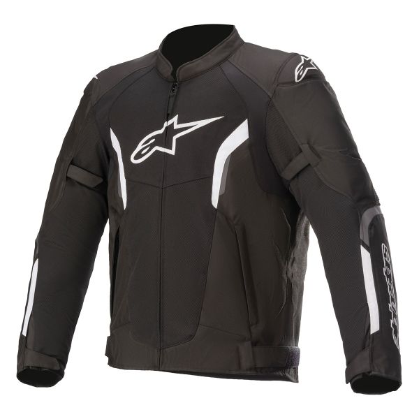 Motorradjacke Alpinestars Ast Air V2 Black White