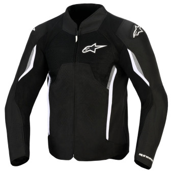 Motorradjacke Alpinestars Ast V3 Air Black Dark Gray White
