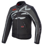 Motorradjacke Alpinestars Axton Black Anthracite Red Tangerine