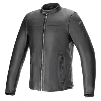 Motorradjacke Alpinestars Blacktrack Leather Black Black