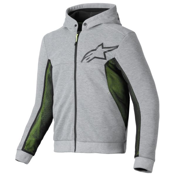 Motorradjacke Alpinestars Chrome Air Sport Sport Gray Heather Black Motorradjacke Alpinestars Chrome Air Sport Sport Gray Heather Black