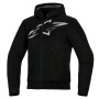 Motorradjacke Alpinestars Chrome Superairflow Hoodie Black Dark Gray White