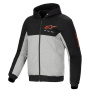Motorradjacke Alpinestars Chrome V2 Sport Sport Black Gray Heather Red Fluo