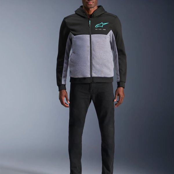 Alpinestars Chrome V2 Sport Sport Black Gray Heather Turquoise