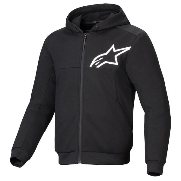 Motorradjacke Alpinestars Chrome V2 Sport Sport Black White Motorradjacke Alpinestars Chrome V2 Sport Sport Black White