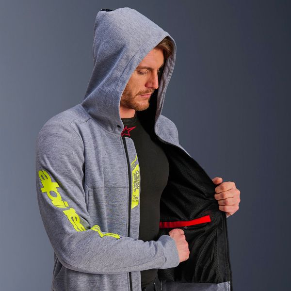 Alpinestars Chrome V2 Sport Sport Gray Heather Fluo Yellow