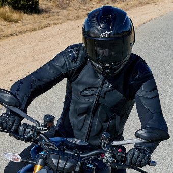 Alpinestars Dusk Airflow Leather Black Black