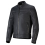 Motorradjacke Alpinestars Dyno Leather Black Black