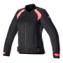Motorradjacke Alpinestars Eloise V2 Air Black Diva Pink