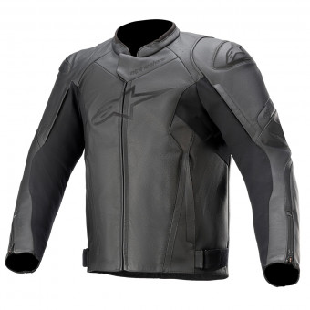 Motorradjacke Alpinestars Faster V2 Leather Black