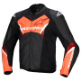 Motorradjacke Alpinestars Faster V3 Black Red Fluo