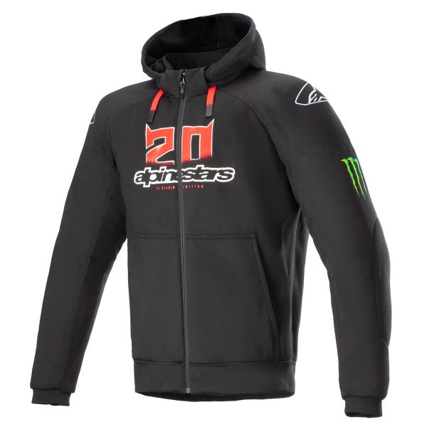Motorradjacke Alpinestars FQ20 Chrome Ignition Monster Hoodie