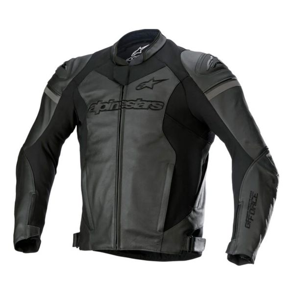 Motorradjacke Alpinestars GP Force Leather Black Black