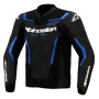 Motorradjacke Alpinestars GP Force V2 Leather Airflow Black Metallic Blue