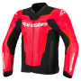 Motorradjacke Alpinestars GP Force V2 Leather Airflow Red Fluo