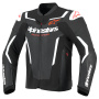 Motorradjacke Alpinestars GP Force V2 Leather Black White