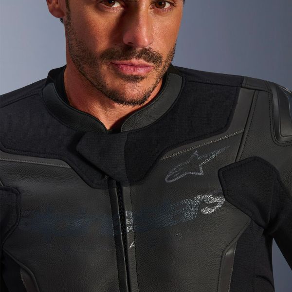 Alpinestars GP Force V2 Leather Black