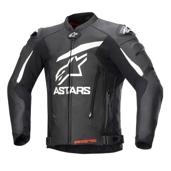 Motorradjacke Alpinestars GP Plus V4 Black White Motorradjacke Alpinestars GP Plus V4 Black White