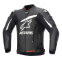 Motorradjacke Alpinestars GP Plus V4 Black White