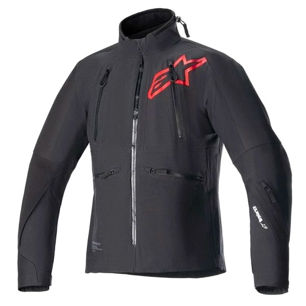 Motorradjacke Alpinestars Hyde XT Drystar XF Bright Red Black Motorradjacke Alpinestars Hyde XT Drystar XF Bright Red Black