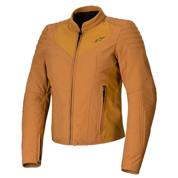 Motorradjacke Alpinestars Isla WR Women Utility Brown Light Gold Motorradjacke Alpinestars Isla WR Women Utility Brown Light Gold