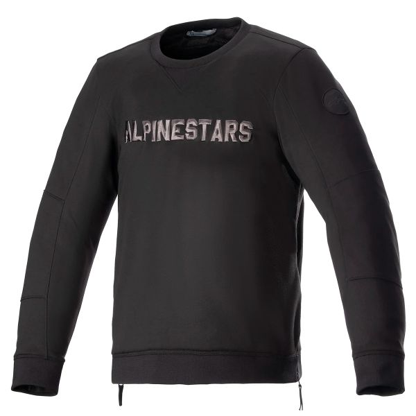 Motorradjacke Alpinestars Legit Crew Fleece Black Cool Grey