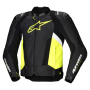 Motorradjacke Alpinestars Missile V3 Airflow Black Yellow Fluo White