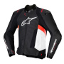 Motorradjacke Alpinestars Missile V3 Black White Red Fluo