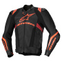 Motorradjacke Alpinestars Missile V3 Ignition Black Red Fluo Dark Red