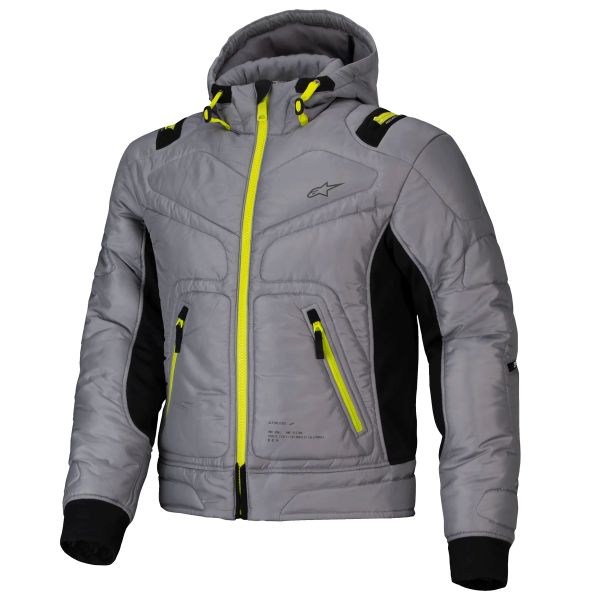 Motorradjacke Alpinestars Mohobbs WP Lunar Gray Lime Punch Motorradjacke Alpinestars Mohobbs WP Lunar Gray Lime Punch
