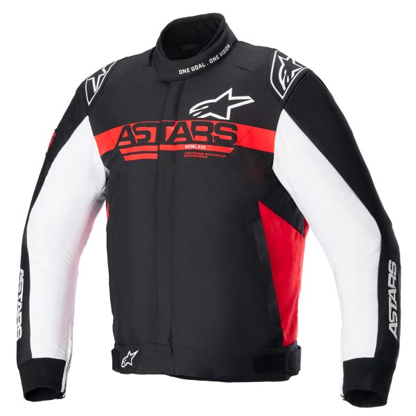 Motorradjacke Alpinestars Monza Sport Black Bright Red White Motorradjacke Alpinestars Monza Sport Black Bright Red White