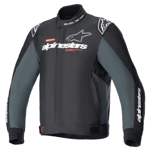 Motorradjacke Alpinestars Monza Sport Black Tar Grey Motorradjacke Alpinestars Monza Sport Black Tar Grey
