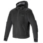 Motorradjacke Alpinestars Morflow Air Tech Hoodie Black Black