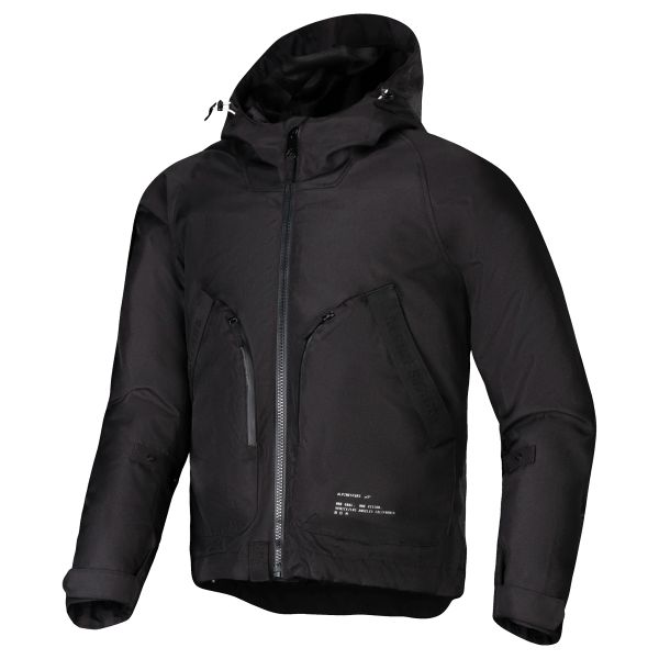 Motorradjacke Alpinestars Morush WP Parka Black Motorradjacke Alpinestars Morush WP Parka Black