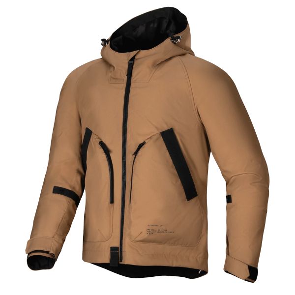 Motorradjacke Alpinestars Morush WP Parka Utility Brown Motorradjacke Alpinestars Morush WP Parka Utility Brown