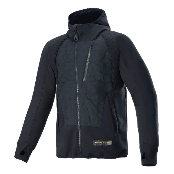 Motorradjacke Alpinestars MO.ST.EQ Hybrid Hoodie Black Motorradjacke Alpinestars MO.ST.EQ Hybrid Hoodie Black